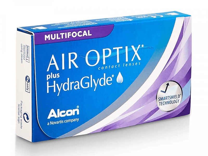 Air Optix plus HydraGlyde Multifocal (3 stk), Monatskontaktlinsen