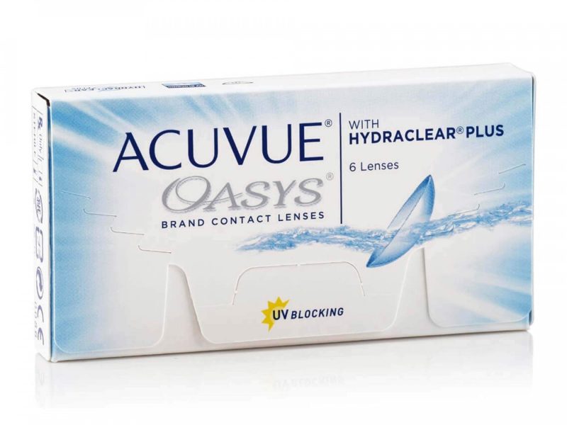 Acuvue Oasys With Hydraclear Plus (6 stk), 1-2 wöchentliche Kontaktlinsen