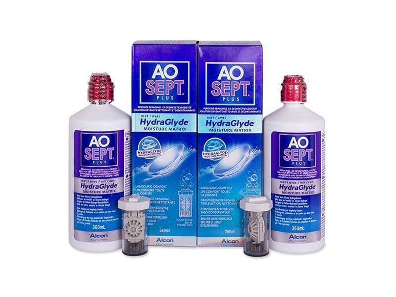 AoSept Plus with HydraGlyde (2x360 ml)