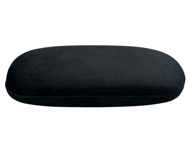 Brillenetui HL24140 Plüsch Schwarz