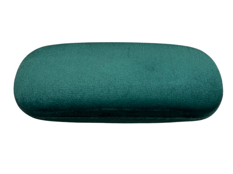 Brillenetui HL24140 Plüsch Grün