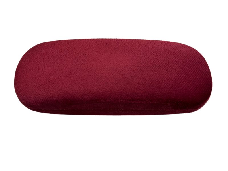 Brillenetui HL24140 Plüsch Rot