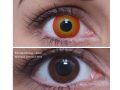 ColourVUE Crazy Darth Maul (2 stk) , Abdeckung, 3 Monatskontaktlinsen - ohne Dioptrie