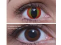ColourVUE Crazy Dragon eye (2 stk) , Abdeckung, 3 Monatskontaktlinsen - ohne Dioptrie