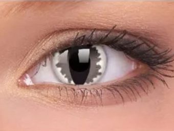   ColourVUE Crazy Grey Dragon eye (2 stk) , Abdeckung, 3 Monatskontaktlinsen - ohne Dioptrie