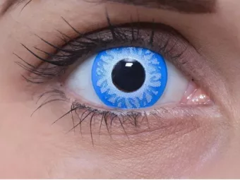   ColourVUE Crazy Underworld Selene (2 stk) , Abdeckung, 3 Monatskontaktlinsen - ohne Dioptrie