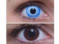 ColourVUE Crazy Underworld Selene (2 stk) , Abdeckung, 3 Monatskontaktlinsen - ohne Dioptrie