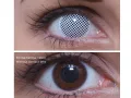ColourVUE Crazy White Pixel (2 stk) , Abdeckung, 3 Monatskontaktlinsen - ohne Dioptrie
