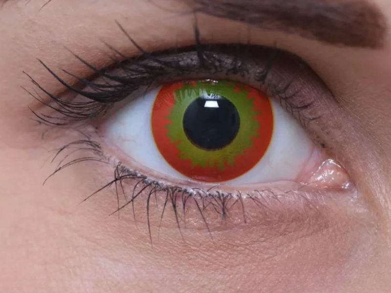 ColourVUE Crazy Wildfire (2 stk) , Abdeckung, 3 Monatskontaktlinsen - ohne Dioptrie