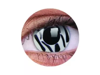   ColourVUE Crazy Zebra (2 stk) , Abdeckung, 3 Monatskontaktlinsen - ohne Dioptrie