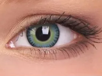   ColourVUE Színvarázs Sárgáskék Mix (2 stk) , Highlight, 3 Monatskontaktlinsen