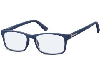 Mattblaue Computer brille BLF73B