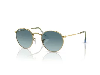Ray-Ban Round Metal Sonnenbrille RB 0RB3447 001/3M 53