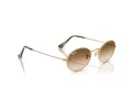 Ray-Ban Oval Sonnenbrille RB 3547 001/51 51